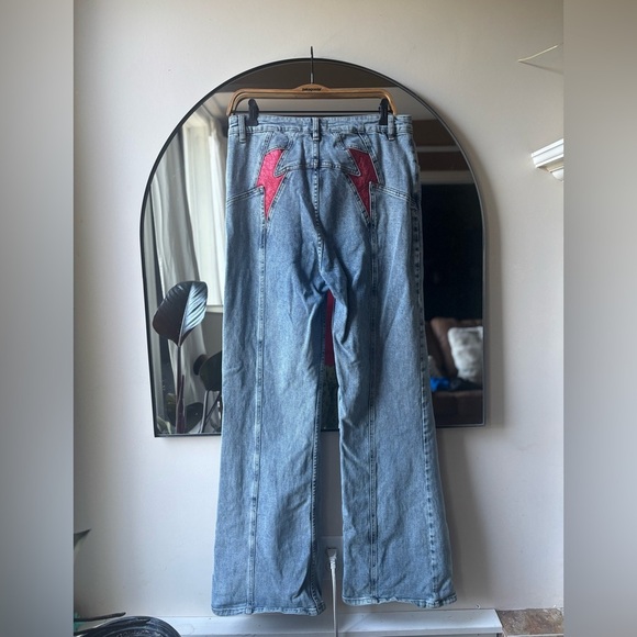FREE PEOPLE | we the free thunderbird flare jeans | size 32 - Picture 4 of 8